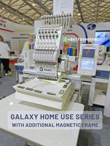 เครื่องฝัน DIY! เครื่องปักผ้าแบบหัวเดียวหลายเข็ม รุ่น GX1201 สำหรับปักหมวก เสื้อยืด และงานปักแบบเรียบ พร้อมอุปกรณ์มาตรฐาน - Product Image 5