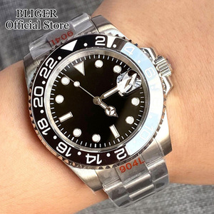 Orologio Automatico Impermeabile da Uomo, Orologio Subacqueo 40mm con Movimento Meccanico, Luminoso, Cinturino Jubilee con Chiusura Glide Lock - Product Image 3