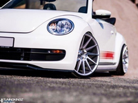 Personnalisation d'usine, lèvre avant de voiture en ABS noir brillant, séparateur de pare-chocs avant pour VW Beetle 2011 2012 2013 2014 2015