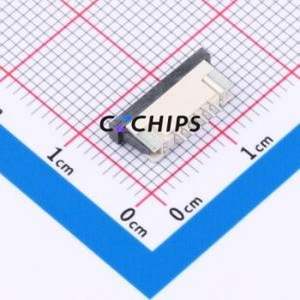 CAX-AFA07-06SCB-H2.5 FFC/FPC Connector SMD,P=1mm,Horizontal Mount Connector Drawer Type Top Contact 6P 1mm - Product Image 2