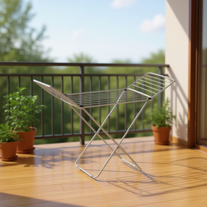 Aluminum Clothes Rack Folding Drying Rack For Indoor Outdoor Use - Product Image 2