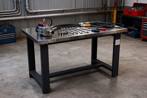 Armoire à outils en acier personnalisable, mobilier d'atelier industriel moderne, quincaillerie <span class=keywords><strong>de</strong></span> rangement pour garage, atelier extérieur à fermeture amortie - Product Image 3