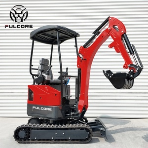 Escavatore FULCORE da 2 Tonnellate con Pompa a Tre Velocità, Rotazione Laterale e Cingoli Retrattili per Progetti Agricoli e di Giardinaggio - Product Image 2