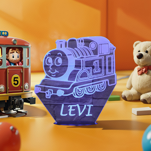 <span class=keywords><strong>Thomas</strong></span> Little Train conçoit une lampe optique 3d adorable lampe cadeau pour enfants 7 couleurs clignotant led veilleuse pour enfants cadeau - Product Image 1