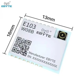 Module WiFi Ebyte E103-W08A 2,4 GHz 802.11b Dicaryon ARM à faible consommation d'énergie, module WIFI vers UART 12 dBm - Product Image 2