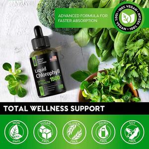Năng lượng tự nhiên Boost hữu cơ chất diệp lục chất lỏng giọt nhanh chóng hấp thụ Tăng oxy & nội Bộ khử mùi Vegan Cai Nghiện - Product Image 4