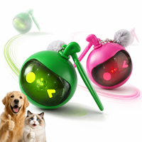 Jouet intelligent pour chat, balle interactive avec roulement automatique et son d'oiseau pour chaton, jeu d'évitement d'obstacles en intérieur
