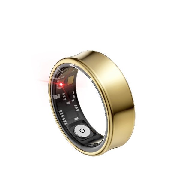 Titanium Alloy Smart Wearable Ring Heart Rate Health Tracking Fitness Tracker Monitor Waterproof AI Smart Finger Rings