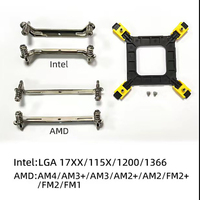 SNOWMAN MT4 LS SCREW 4 NO LED Pas Cher Profil Bas RGB CPU Refroidisseur Ventilateur En Aluminium Dissipateur Thermique Compatible Intel LGA775 1150 1151 & 1155