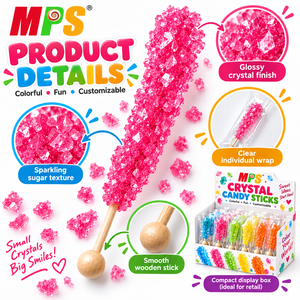 ลูกอมหินยักษ์-ลูกอมน้ำตาลตกผลึกบนแท่งไม้ - Product Image 2