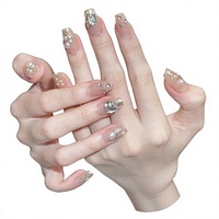 Faux ongles et capsules d'ongles en PVC personnalisables à couverture complète – Capsules de manucure ultra-fines détachables, assorties à toutes les tenues, pour usage sur les doigts, boîte de 24 unités