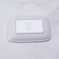 Plateau en mélamine personnalisable de 11 pouces, plats en plastique au design moderne super durable pour fast-food et restaurant