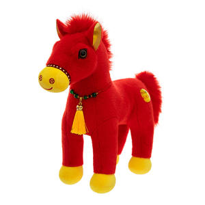 Peluche de Caballo Mascota del Año del Caballo, <span class=keywords><strong>Jima</strong></span> Horse to Success, Adorable Muñeco de Caballo del Zodiaco, Juguete de Algodón PP, Regalo de Actividades - Product Image 5