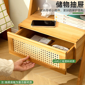 New style, simple and minimalist <b>small</b> bedside <b>table</b> for home use, bedroom bedside storage cabinet, multi-functional side - Product Image 4