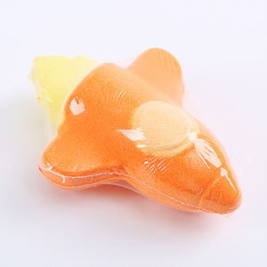 Bombes de bain effervescentes bio en gros pour marque privée, en forme de fusée spatiale mignonne, imprimées en sérigraphie, lavables, durée de bain de 3 ans, fabrication OEM - Product Image 5