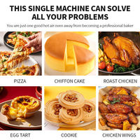Nouvelle Machine de cuisson de biscuits industriels gaz 5/8/10 plateaux pain rotatif biscuits Toast pain français boulangerie four à vapeur 220V maïs fruits