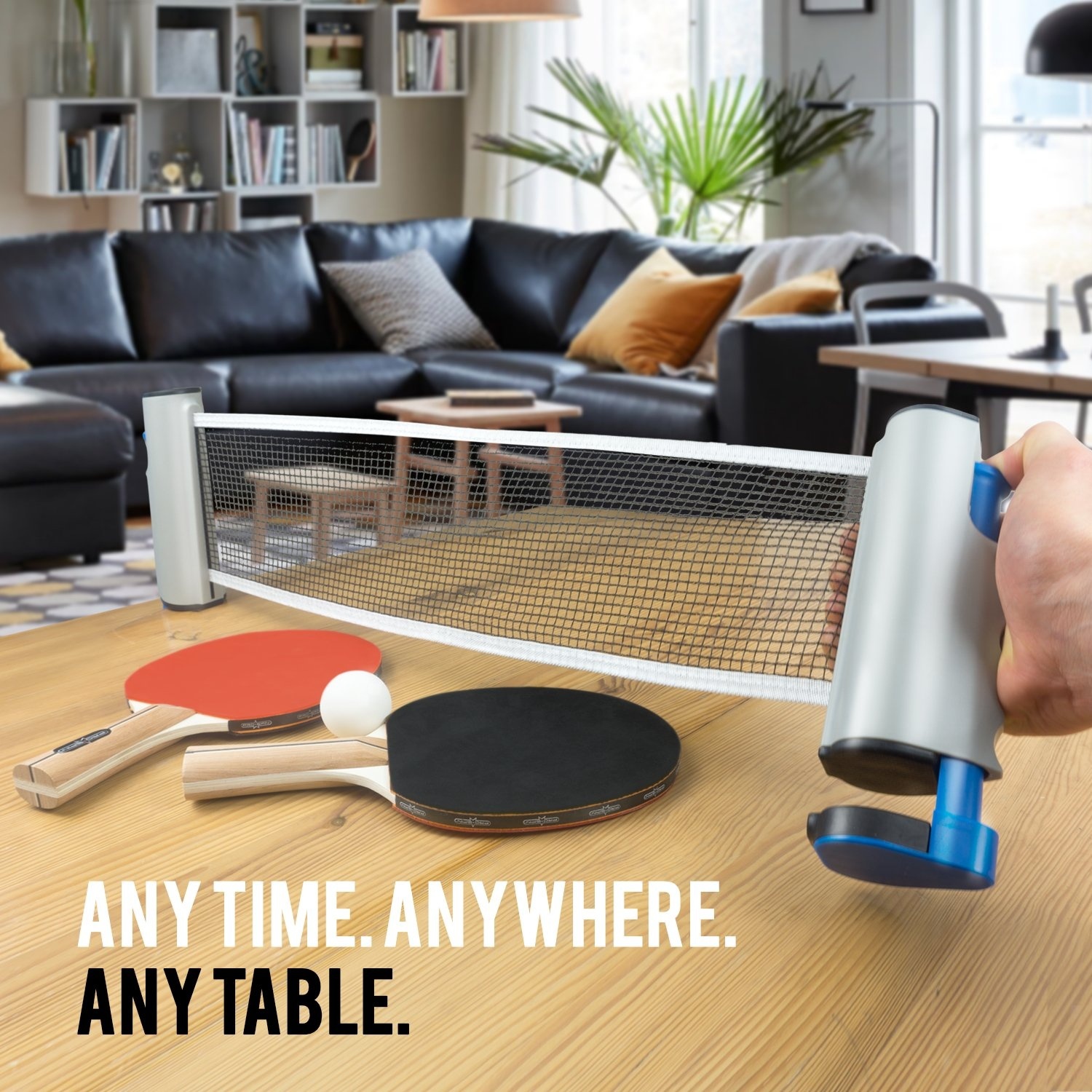 Sports Anywhere Retractable Table Tennis Set