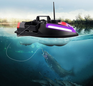 NUEVO Y POPULAR Barco <span class=keywords><strong>Cebador</strong></span> RC para Pesca 2024, 5200 mAh, 3 Compartimentos con Banda de Luz, Barco <span class=keywords><strong>Cebador</strong></span> RC para Agua Salada, Barco <span class=keywords><strong>Cebador</strong></span> para Carpas con GPS - Product Image 5