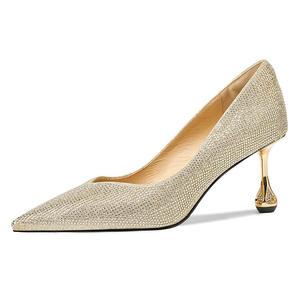 Chaussures de mariée en cuir souple de qualité supérieure, mocassins à enfiler, tendance mode été-automne 2026, style Mary Jane français, talon haut décontracté - Product Image 5