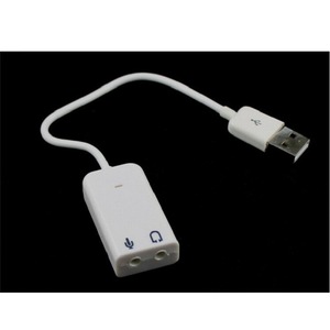 Carte son externe USB 7.1 avec câble pour ordinateur portable, ordinateur de bureau, adaptateur audio - Product Image 3