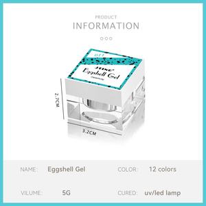 JTING Nueva Colección de Esmaltes de Uñas en Gel con Efectos Brillantes y Mate, 12 Colores, Estilo Neon, Esmalte de Uñas en Gel con Efecto Cáscara de Huevo, Personalizable OEM - Product Image 2