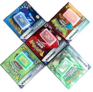 Caja de Venta al por Menor con Tarjeta de Juego Emerald Leaf Green Fire Red Ruby Sapphire para GBA, Tarjeta de <span class=keywords><strong>Video</strong></span> Pokemoned para Gameboy Advance - Product Image 1