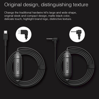 DDPAI Mini 5/Min 3/Z40/Z50 Hardwire Kit 12/24V Micro USB Type-C Pengisi Daya Mobil Hardkit DVR Mobil Dash Cam dengan Kabel Pengisian Daya