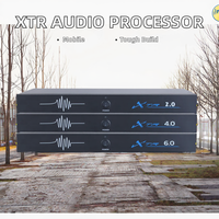Système audio professionnel XTR 2.0/4.0/6.0, processeur de signal numérique métallique avec suppresseur de Larsen, stéréo passif jusqu'à 69W
