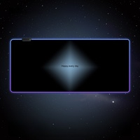 Tapis de bureau lumineux dégradé CZFIT de haute qualité, tapis d'ordinateur de luxe épaissi, multifonctionnel et résistant à l'usure