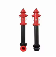 Hydrant d'incendie extérieur à colonne 3 voies double sortie PN16 Norme BS en fonte ductile Équipement de lutte contre l'incendie Prix usine Global