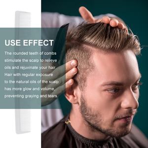 Mu1 Gloway — peigne professionnel pour coiffeur noir, multi-usage, résistant à la chaleur, statique, accessoire <span class=keywords><strong>de</strong></span> <span class=keywords><strong>coupe</strong></span> en carbone - Product Image 2