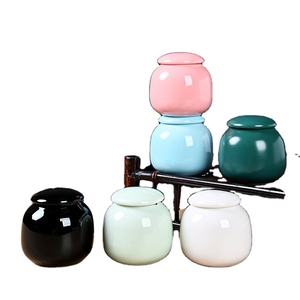 Tarro de Cerámica Vacío al por Mayor para Té, Tarro Sellado para <span class=keywords><strong>Polvo</strong></span> de Matcha - Product Image 1