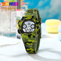 SKMEI 2267 kustom LED berhenti menonton tahan air ABS jam tangan Digital anak warna-warni Fashion desain Olahraga