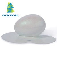 Poudre de Mica Nacrée Iridescente Blanc Cristal Non Toxique à Grain Fin et Haute Brillance pour la Coloration du Savon Fait Main