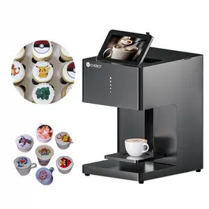 Ucuz profesyonel yenilebilir fotoğraf 3d sıvı gıda çikolatalı latte sanat çizim kahve yazıcı makinesi kek satılık