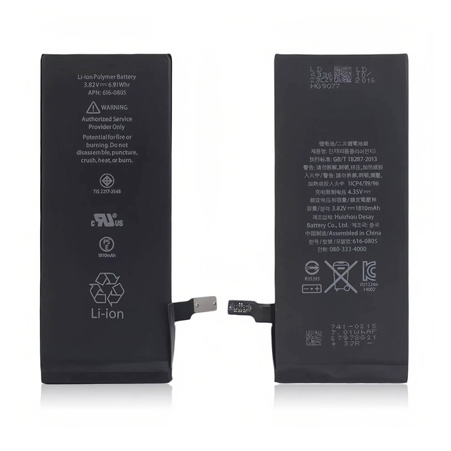 Hot Sale Replacement Cellphone Parts Mobile Phone Battery for iPhone 6P/6 Plus A1522/A1524 Direct Stock Bateria De for iPhone