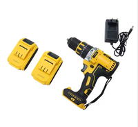 Kit de perceuse à percussion sans fil 20V à moteur sans balais, marque privée OEM, pour usage professionnel et industriel