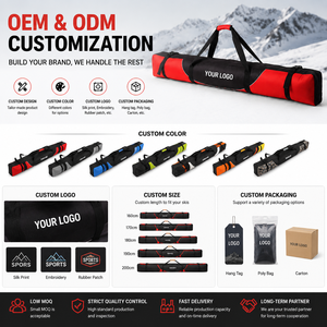 Sac de <span class=keywords><strong>ski</strong></span> simple entièrement rembourré en polyester robuste, imperméable, pour le transport de <span class=keywords><strong>ski</strong></span> et de snowboard, pour le rangement des équipements de sports de plein air - Product Image 5
