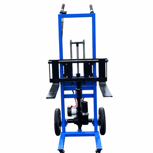 Carrello Elevatore Elettrico con Batteria agli Ioni di Litio, Traslatore Laterale Idraulico, Altezza Forche Regolabile 9cm, <span class=keywords><strong>Dimensioni</strong></span> Forche 45x50cm, 48V/36AH - Product Image 1