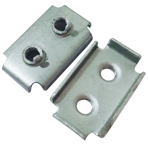 Haisun Hardware Galvanized Steel Square Tube Nuts 3X5 With Built In Thread Single Hole Double Hole <b>Fasteners</b> - Product Image 4
