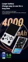 LR R36 Max Écran 4 pouces Résolution 720X720 Stockage 64/128 Go Intégré 30000 jeux Batterie 4000mAh Système d'exploitation AK Wi-Fi Rockchip RK3326