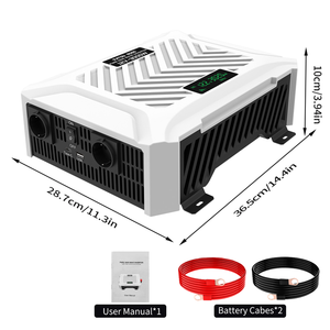 DATOUBOSS DC AC 110V <span class=keywords><strong>220V</strong></span> Onduleur à onde sinusoïdale Pure <span class=keywords><strong>Chargeur</strong></span> <span class=keywords><strong>12V</strong></span> 24V 48V <span class=keywords><strong>3000W</strong></span> Puissance de crête Monophasé - Product Image 2