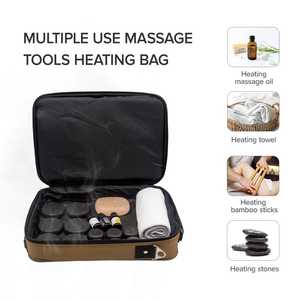 Hot stone massage kit borsa per il riscaldamento riscaldatore pietre - Product Image 3