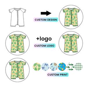 Kerui <strong>Kids</strong> Rompers New Design Custom Bamboo <strong>Clothes</strong> Baby Toddler Pajamas <strong>Kid</strong> Bodysuits 2 Way Zipper Jumpsuits Baby <strong>Clothes</strong> - Product Image 2