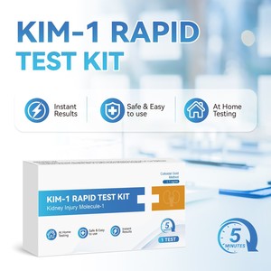Kit <span class=keywords><strong>de</strong></span> <span class=keywords><strong>test</strong></span> rapide KIM-1 pour le <span class=keywords><strong>dépistage</strong></span> précoce des lésions tubulaires rénales, <span class=keywords><strong>test</strong></span> urinaire Molecule-1 pour les lésions rénales, résultats en 5 minutes, classe II, 2 ans - Product Image 2