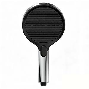 Handheld Shower Head 5.5 Inch Round 3 Function Spray Massage Rain Pressurization Easy Cleaning Portable Bath <b>Hardware</b> - Product Image 2