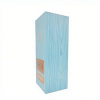 Boîte-cadeau de whisky de luxe personnalisée, vitrine en bois avec logo en métal pour le stockage des championnats