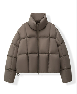 Nouvelle collection hiver 2025 – Doudoune courte unie haut de gamme anti-froid à col montant pour homme et femme - Product Image 3