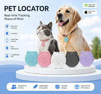 Traceur GPS Bluetooth étanche IPX5 en forme de chat mignon pour animaux de compagnie, mini balise intelligente anti-perte pour chats et chiens, portable avec application, vente en gros
