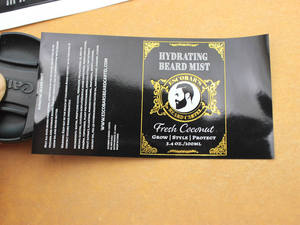 Etiqueta Adhesiva de Vinilo Transparente con Estampado Dorado, Etiqueta Térmica para Colgar, Etiqueta Adhesiva para Jarabe para la <span class=keywords><strong>Tos</strong></span> Prometh - Product Image 2